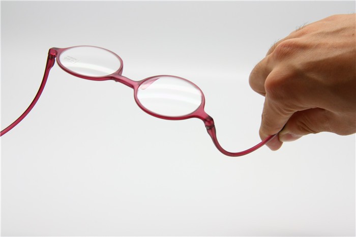 Flexible Tr90 Retro Reading Glasses Women Men Round Frame Unbreakable Pocket Reader Geek Nerd