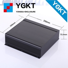 Ygs-030-1 250 x 73.5 x 250 мм / 9.84 » x2.89 » x9.84 » ( шхвхг ) из экструдированного алюминиевого корпуса для электроники усилитель мощности волочения проволоки 150 мм