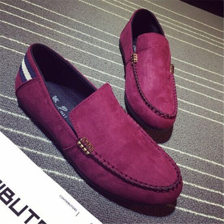 Men Loafers Shoes 2015 British Style Best Quality Handmade Moccasins Casual Slip On Flats Driving Shoes