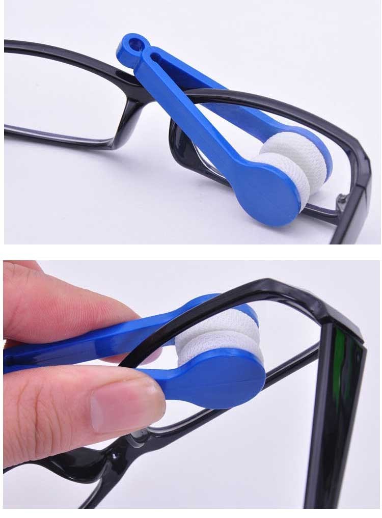 1 pcs Multifunctional multicolor portable glasses wipe spectacles