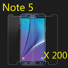 Protective Film Premium Tempered Glass Screen Protector for Samsung Galaxy Note 5 200pcs/lot Free shipping