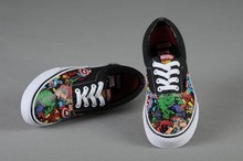 Free Shipping The Avengers Shoes New Marvel Comics Canvas Shoes Men & Women Fashion Sneaker The Avengers 2 Shoes Size 36-43