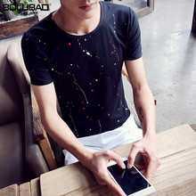 2016 Hot Sale Man’s Designer Brand Short-Sleeve T-shirt Sports Fashion Cotton Casual shirt Size M-5XL Free Shipping