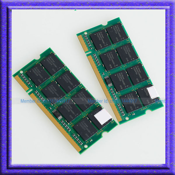 Full Test !! 2GB 2x1GB PC3200 DDR400 200PIN SODIMM ddr 2G 400Mhz Laptop Notebook MEMORY 200-pin SO-DIMM RAM Free shipping !!!