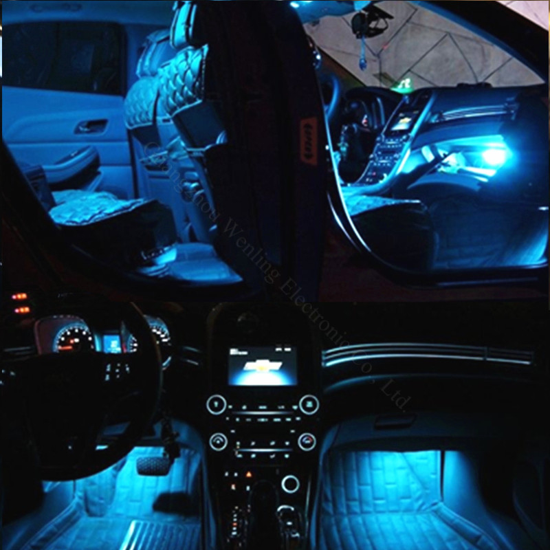 Wljh 4x Led 31mm Canbus Festoon Car Interior Lighting Lamp De3175 9smd Dome Map Bulb Trunk Light For Kia Rio Soul Sportage Forte