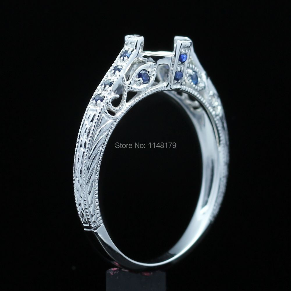 Sterling silver engagement ring mountings