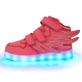 2016 Spring Kids led Sneakers Enfant Fashion USB Charging Luminous Light Colorful LED kids light up