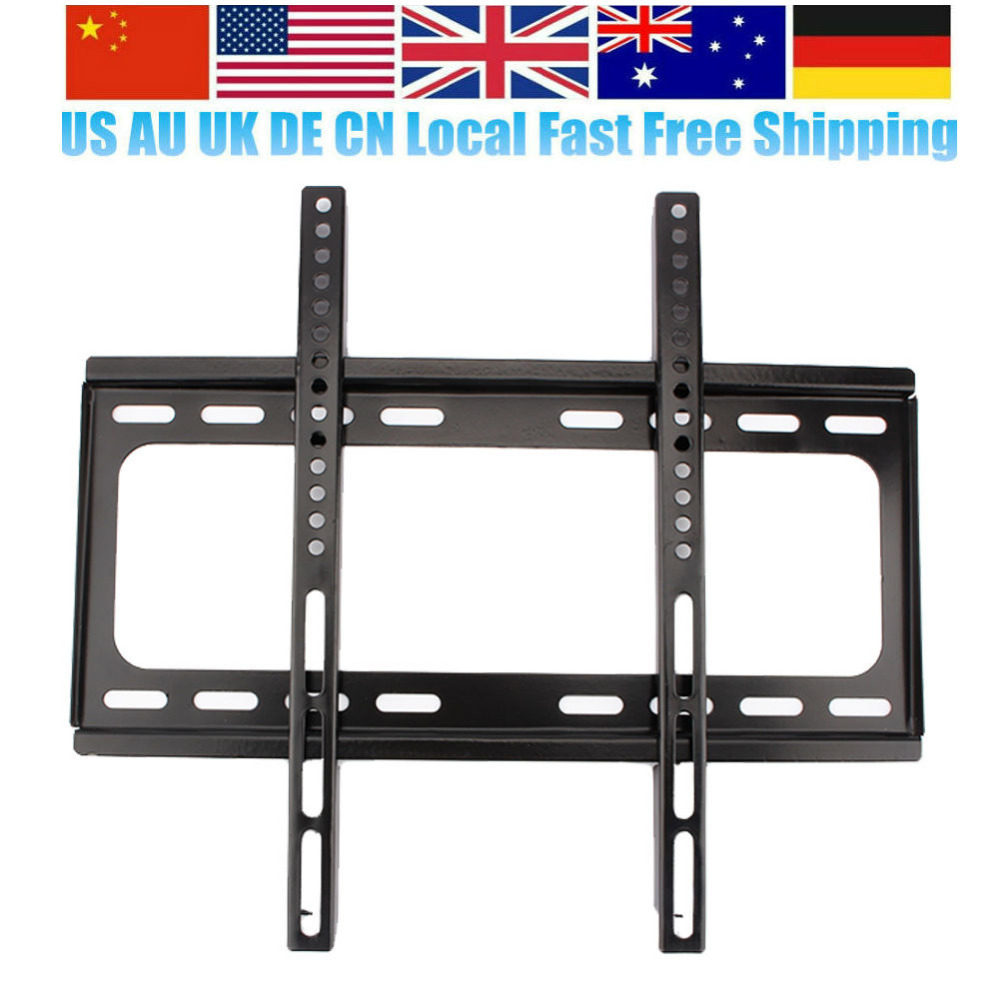 Oversea Local Slim LED TV Wall Mount Bracket Support for 26 32 39 40 42 47 48 50 Led Tv 55 Inch Free Shipping