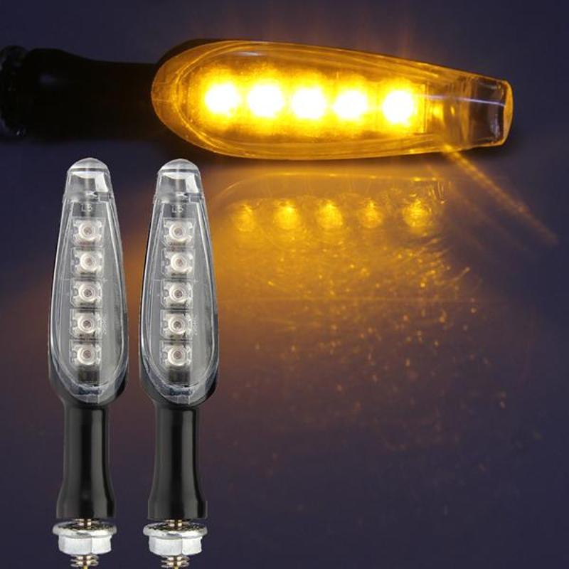 Motorcycle Turn Signal Light Indicator Amber