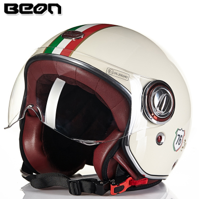 New fashion BEON zebra open face helmet motorcycle scooter half helmet Free shipping worldwide