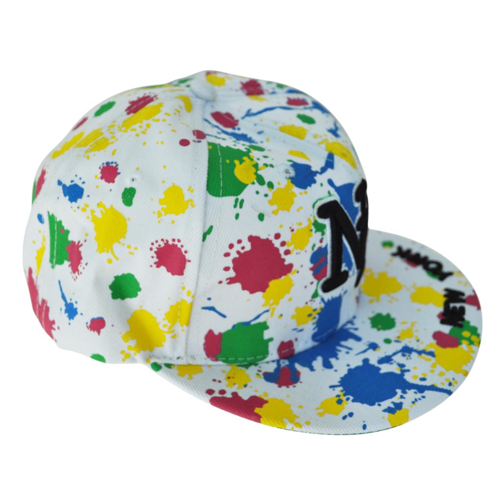 Hot sale!Autek cap NY casquette de baseball jet dencre couleur graffiti (570)