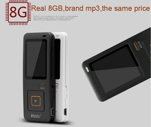 New Arrive Ultrathin 8gb MP3 Player With 1.8 Inch Screen Can Play 80 hours,Original RUIZU X10 With FM,E-Book,Clock,Data Black