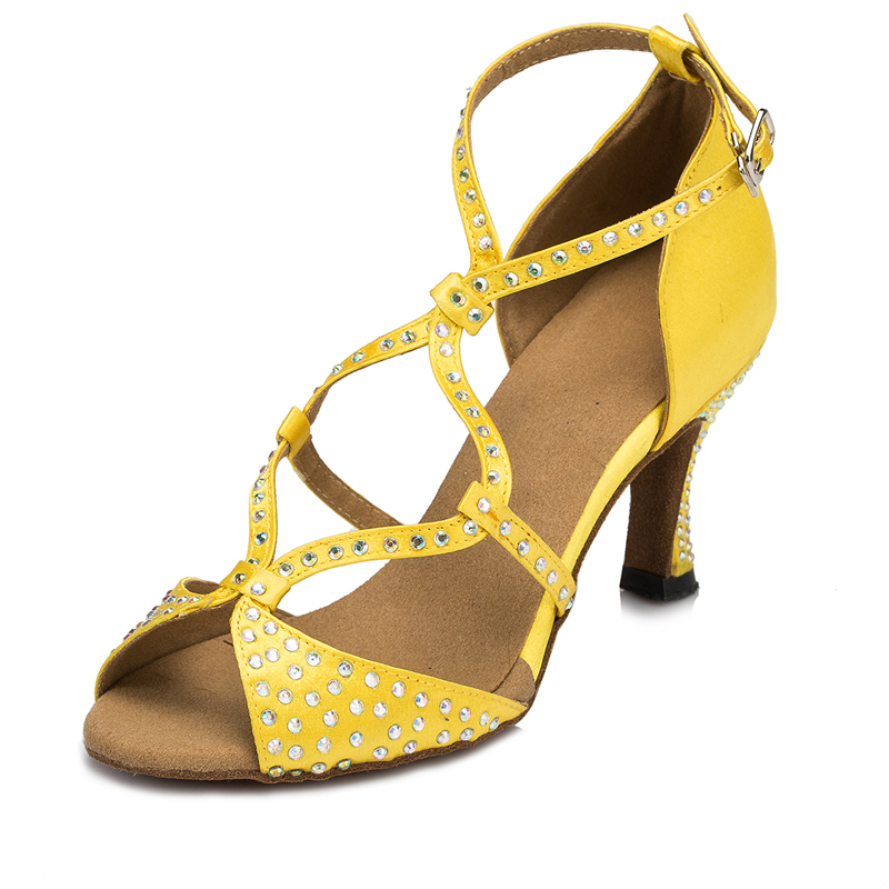 Buy Golden diamond women's Latin belly dance shoes