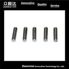 5PCS lot High Quality M6X26 Throat Nozzle White PTFE Teflon Tube Inside for MK7 MK8 Makerbot