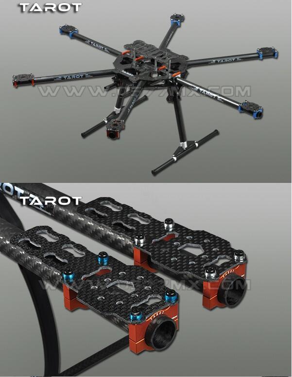 Quadcopter Рамка Таро 3 K Все углерода металла складной Тип Hexacopter Основной комплект 65