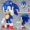 New 4 10cm PVC Blue Cute Super Sonic the Hedgehog Vivid Nendoroid Action Toy Figures Series