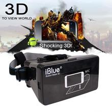 2015 Hot Sale! Plastic Virtual Reality 3D Video Glasses for 3.5 to 6″ Phone Google Cardboard With NFC Movie Cinema Convenient