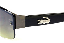 2015 New Fashion Square Sunglasses Men Driving Outdoors Sun Glasses Brand Designer Sport Crocodile Gafas Oculos
