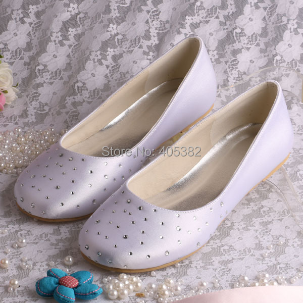 0 : Buy Clearance!!! Free Shipping Extra Wide Width Shoes White Women Bridal Satin ...