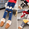 3 16Years Old Children Leggings Lovely Cartoon Warm Thickness Winter Trousers Girls Fashion Good Girl s
