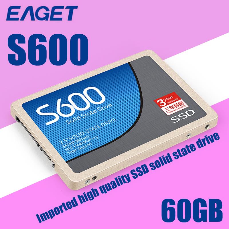 EAGET S600-60GB HDD SDD Enclosure 2.5 Inch External Hard Drive SATA 3 Portable HDD Case Hard Disk Drive Free Shipping