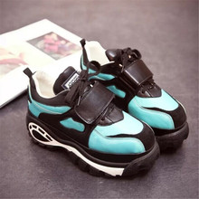 women shoes zapatos mujer wedge sneakers height increasing sport shoes woman 2015 huarache sneakers shoes for