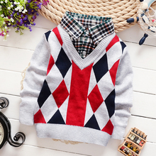 Children Sweaters Shirts baby boys girls knitted warm sweater 2015 New Autumn winter Pullover Sweater fancy