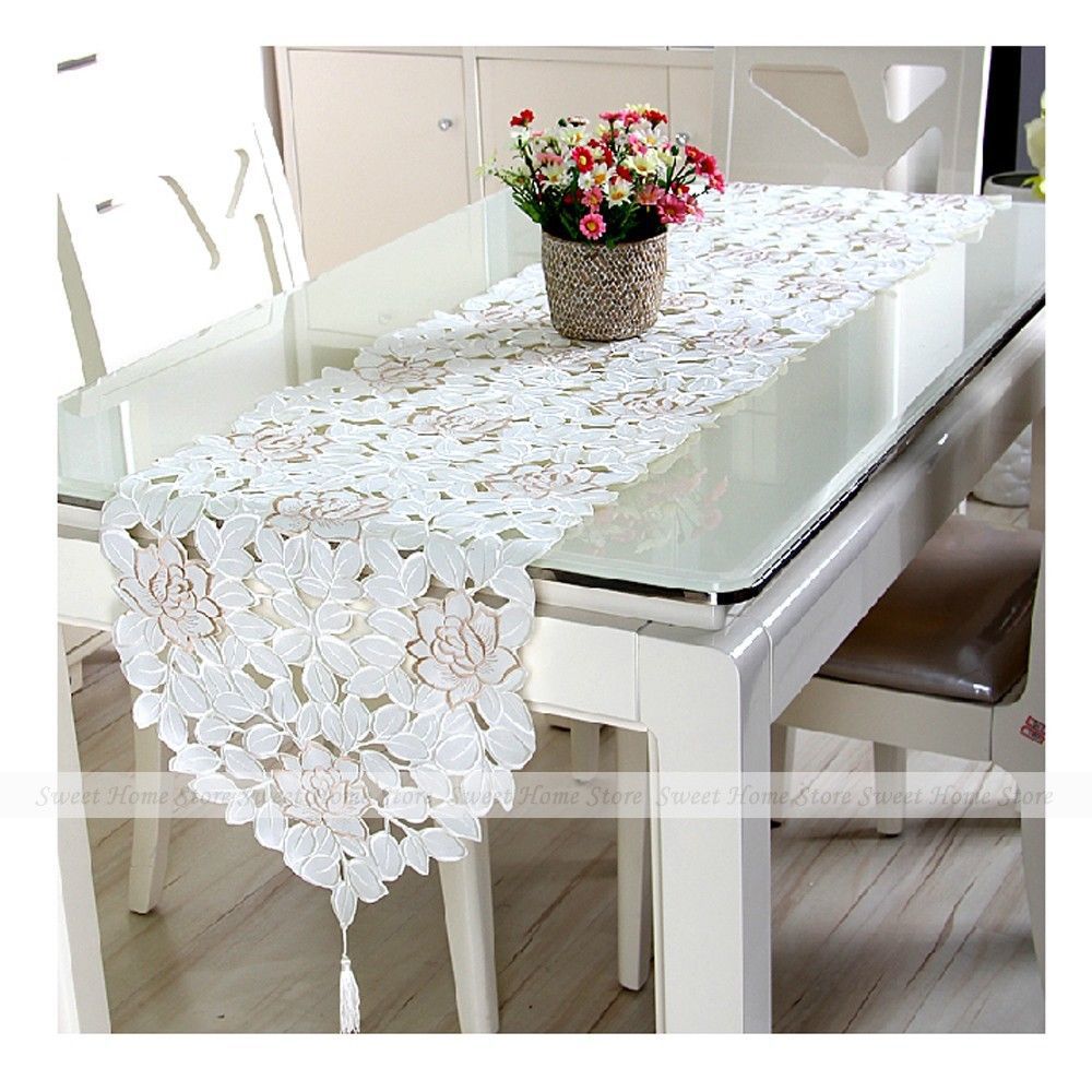 Decor runner Cloth Decoration table dinner 40x150cm Table Tassel Dinner  Runner christmas Christmas