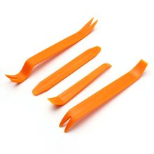 Hot Sale 4pcs/set Car Audio Door Clip Panel Trim Dash Auto Radio Removal Pry Tool Set Univesal Car Pry Refitting Tool #iCarmo