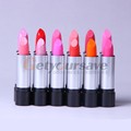 New 12 pcs Nude Colors Cosmetic Makeup Lasting Bright Lipsticks Lip Gloss Set DB