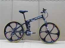 26 inch folding bike bicicleta alloy folding bicycle frame Magnesium alloy wheel 24speed dual disc brake
