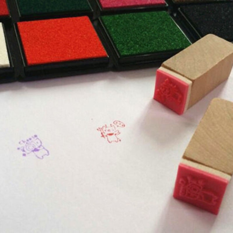 Wholesale Cute Inkpad Craft Oil Based DIY Ink Pad for Rubber Stamps