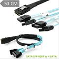 hot selling 6Gb s a four SAS cable Mini sas to SATA SFF 8087 to 4