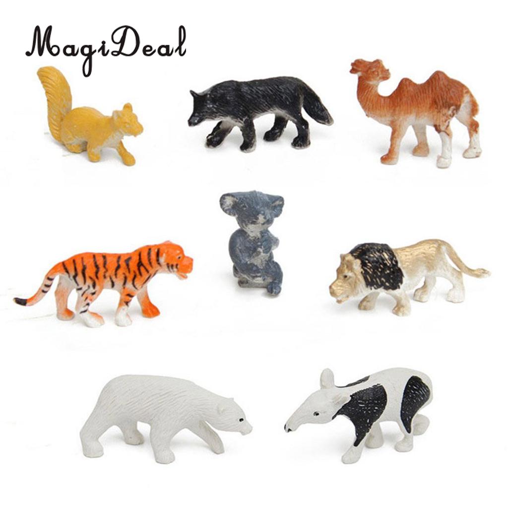 En plastique réaliste faune jungle forêt animaux zèbre Action Figure