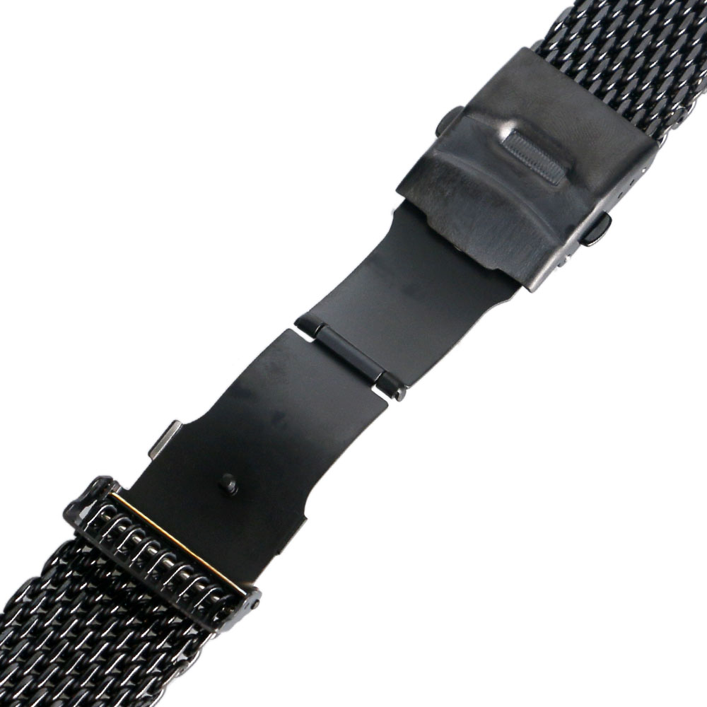 18mm 20mm 22mm 24mm Stainless Steel Black/ Silver/ Gold Watchband Mesh