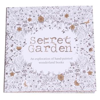 Секретный сад книжка-раскраска английская версия рисунок книга интересная граффити книги