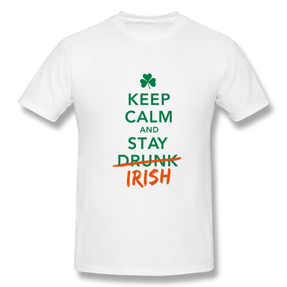 Mens St Patricks Day T Shirt - Irish Rock Logo　男性用