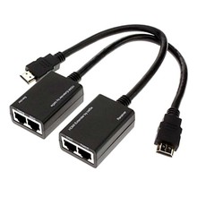 1pcs HDMI extender by cat5e/6 cable extend the HDTV display up to 30m for 1080p