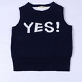 Hot Sale 1 5Y Kids Sweater Vest O neck Sleeveless Boys Girls Knitwear Vest Knitting Pattern