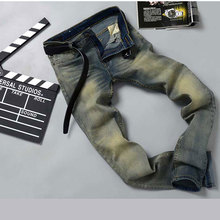 Pantalones Hombre Vaqueros Men Jeans Pants Slim Fit Robin Biker Jeans Mens Denim Joggers Skinny Jeans