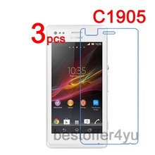 3pcs Anti-scratch CLEAR LCD C1905 Screen Protector Guard Cover Film For Sony Xperia M C1905 C2004 C2005 C1904 Protective Film