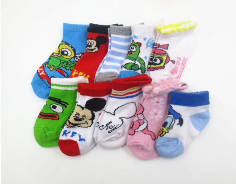 Newborn 0 1 2 Years of Age Cartoon Baby Socks Girl Boy Non Slip Meias Infantil