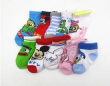 Newborn 0 1 2 Years of Age Cartoon Baby Socks Girl Boy Non Slip Meias Infantil
