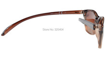 FR007 Bifocal Free Shipping Quality Wayfarer Style Long Arms Bifocal Reading Glasses Brown Lens 1 0