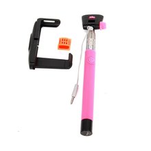 Extendable wired handheld Monopod Selfie handholder Stick Fit Camera Tripod Monopod for iPhone LG Android smartphone