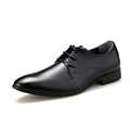 simple classic style mens business leather shoes black brown white color man s office soft leather