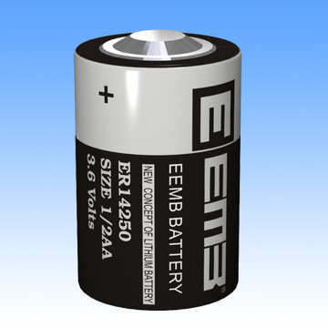 100Pcs LOT Brand New PLC battery for EEMB ER 14250 1 2AA 3 6V 1200mAh er14250