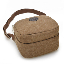 2016 Men Women Shoulder Bag Canvas Small Pocket Money Bag High Quality Material Messenger Outdoor Hiking