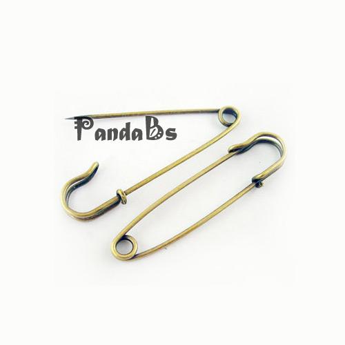 Nickel Free Iron font b Kilt b font Pins Antique Bronze Color 70mm long 18mm wide