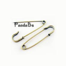 Nickel Free Iron Kilt Pins, Antique Bronze Color, 70mm long, 18mm wide, 6mm thick, hole: about 6mm